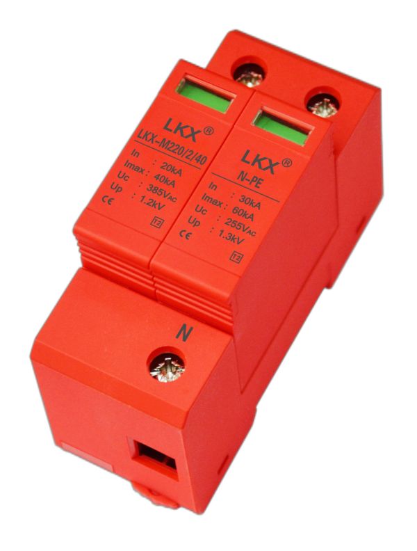 單相電源防雷模塊（1+NPE、C+D、18mm）(10KA\20KA\40KA60KA\80KA\100KA\120KA...)