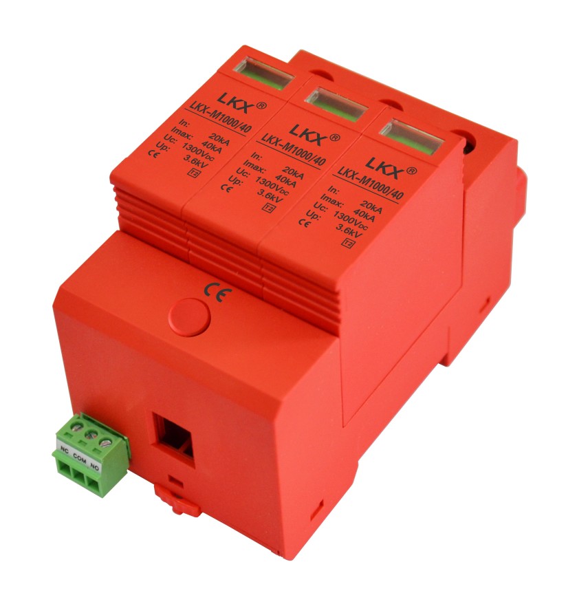 1000V直流電源防雷模塊（3片、18mm） UC1300、40kA.jpg